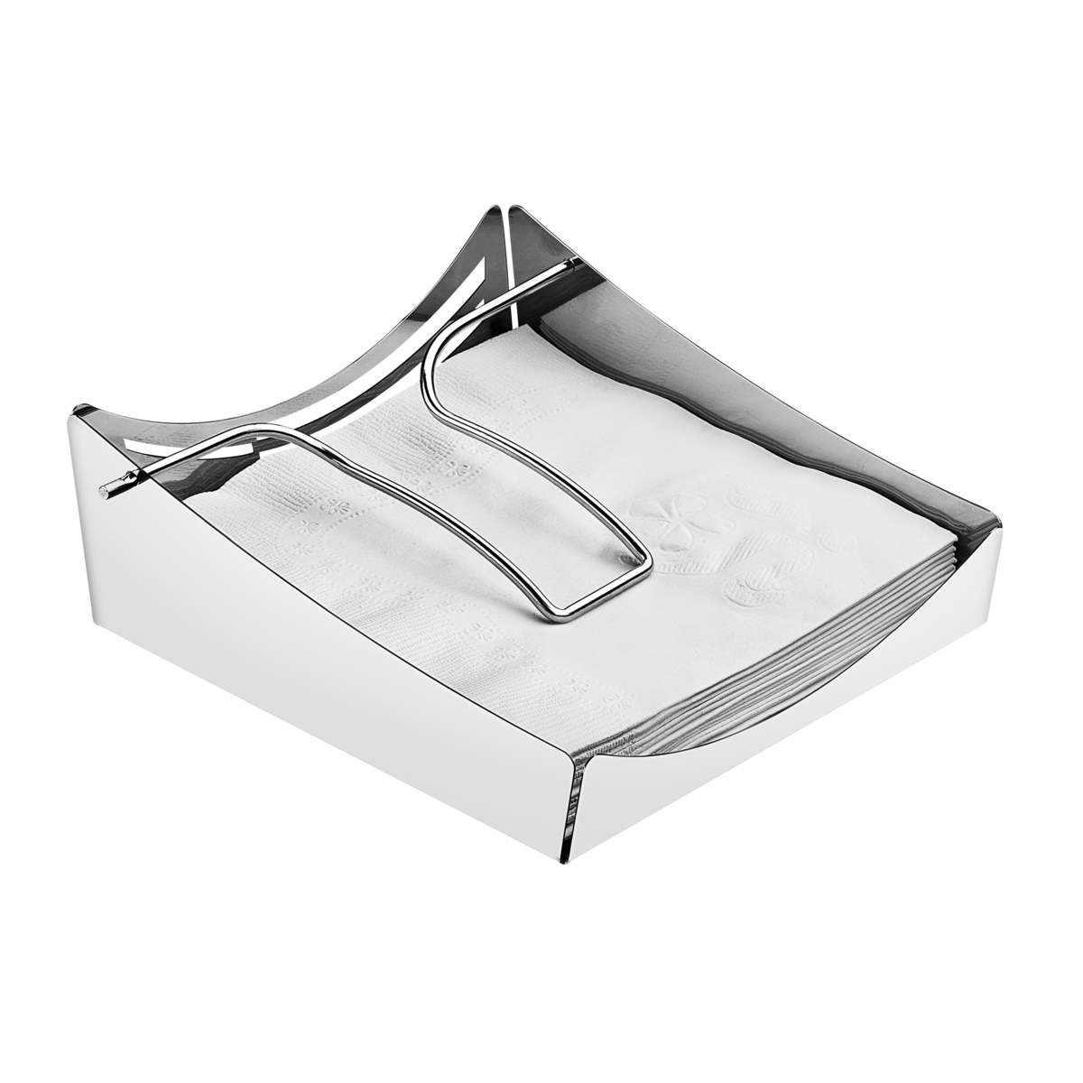 Tramontina Ciclo stainless steel napkin holder